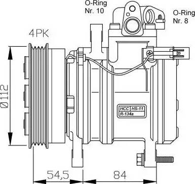 NRF 32439G - Kompressori, ilmastointilaite inparts.fi