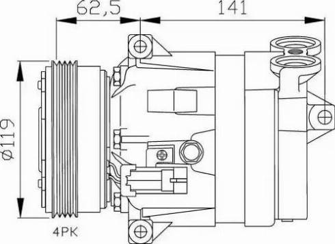 NRF 32421G - Kompressori, ilmastointilaite inparts.fi