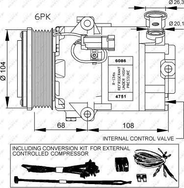 NRF 32428G - Kompressori, ilmastointilaite inparts.fi