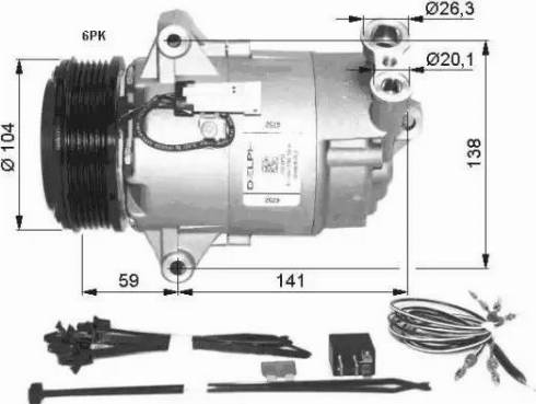 NRF 32427G - Kompressori, ilmastointilaite inparts.fi