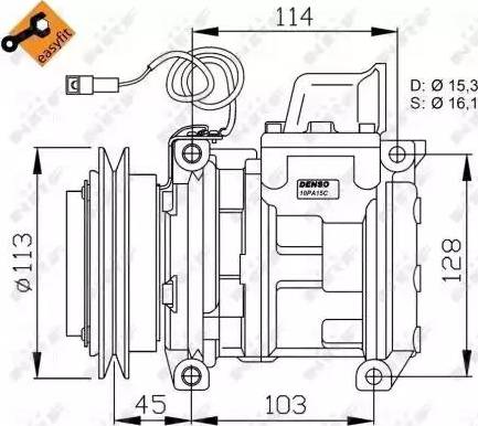 NRF 32566G - Kompressori, ilmastointilaite inparts.fi