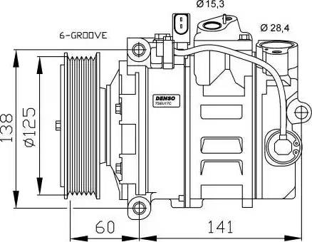 NRF 32509G - Kompressori, ilmastointilaite inparts.fi