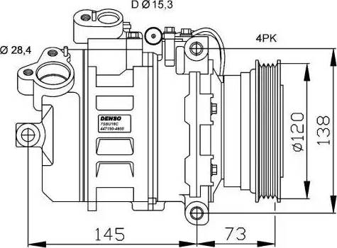 NRF 32518G - Kompressori, ilmastointilaite inparts.fi