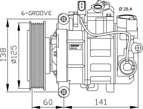 NRF 32512G - Kompressori, ilmastointilaite inparts.fi