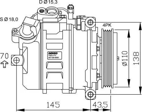 NRF 32520G - Kompressori, ilmastointilaite inparts.fi