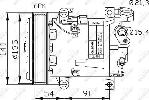 NRF 32690G - Kompressori, ilmastointilaite inparts.fi