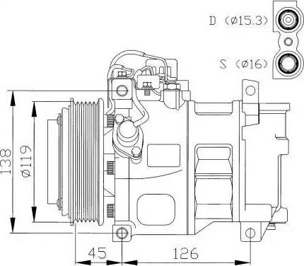 NRF 32042G - Kompressori, ilmastointilaite inparts.fi