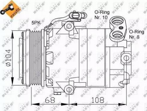 NRF 32080G - Kompressori, ilmastointilaite inparts.fi