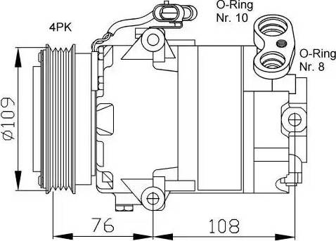 NRF 32081G - Kompressori, ilmastointilaite inparts.fi