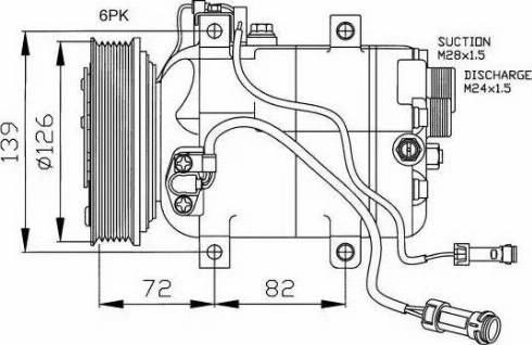 NRF 32027G - Kompressori, ilmastointilaite inparts.fi