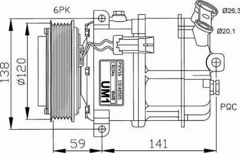 NRF 32191G - Kompressori, ilmastointilaite inparts.fi