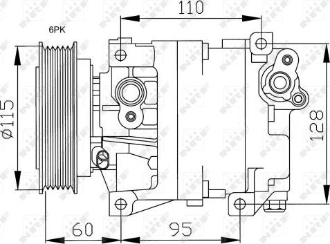 NRF 32169G - Kompressori, ilmastointilaite inparts.fi