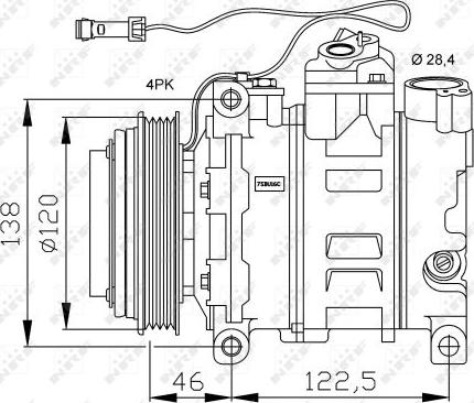 NRF 32167G - Kompressori, ilmastointilaite inparts.fi