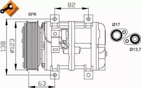 NRF 32112G - Kompressori, ilmastointilaite inparts.fi