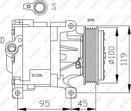 NRF 32183G - Kompressori, ilmastointilaite inparts.fi