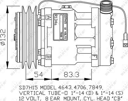 NRF 32130G - Kompressori, ilmastointilaite inparts.fi