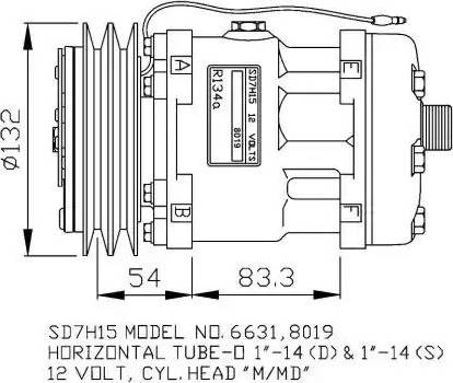 NRF 32138G - Kompressori, ilmastointilaite inparts.fi