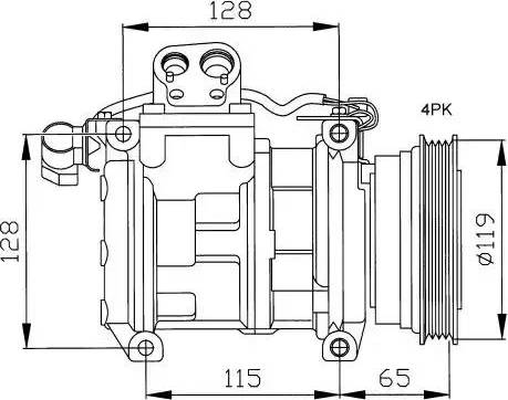 NRF 32122G - Kompressori, ilmastointilaite inparts.fi