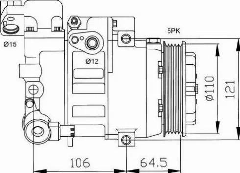 NRF 32175G - Kompressori, ilmastointilaite inparts.fi