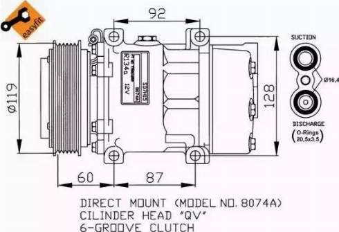 NRF 32170G - Kompressori, ilmastointilaite inparts.fi