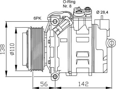 NRF 32178G - Kompressori, ilmastointilaite inparts.fi