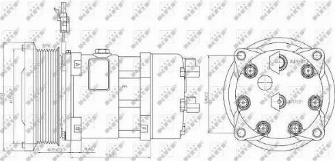 NRF 32884G - Kompressori, ilmastointilaite inparts.fi