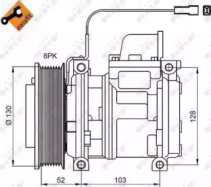 NRF 32824G - Kompressori, ilmastointilaite inparts.fi