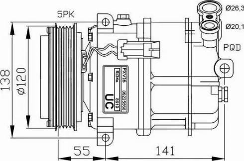 NRF 32313G - Kompressori, ilmastointilaite inparts.fi