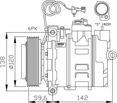 NRF 32377G - Kompressori, ilmastointilaite inparts.fi