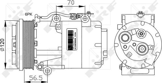 NRF 32250G - Kompressori, ilmastointilaite inparts.fi