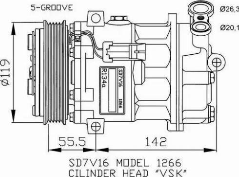 NRF 32269G - Kompressori, ilmastointilaite inparts.fi