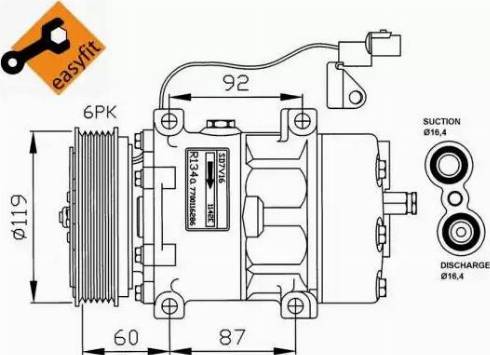 NRF 32210G - Kompressori, ilmastointilaite inparts.fi