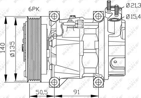 NRF 32289G - Kompressori, ilmastointilaite inparts.fi