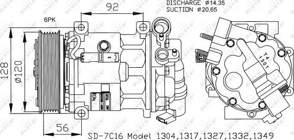 NRF 32239G - Kompressori, ilmastointilaite inparts.fi