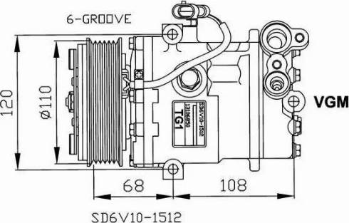 NRF 32230G - Kompressori, ilmastointilaite inparts.fi