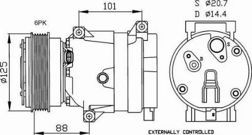 NRF 32231G - Kompressori, ilmastointilaite inparts.fi