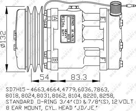 NRF 32238G - Kompressori, ilmastointilaite inparts.fi