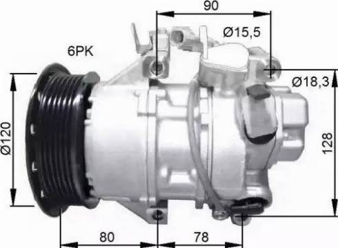 NRF 32740G - Kompressori, ilmastointilaite inparts.fi