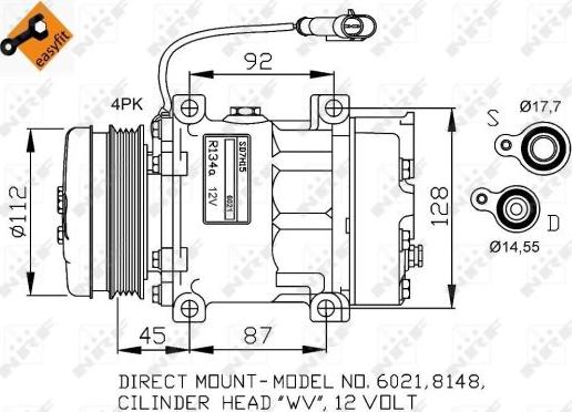 NRF 32759G - Kompressori, ilmastointilaite inparts.fi