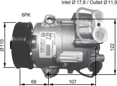 NRF 32781G - Kompressori, ilmastointilaite inparts.fi