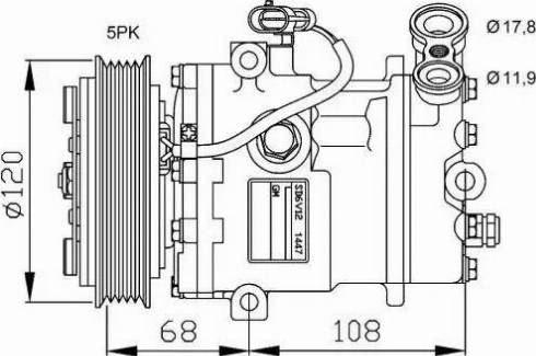 NRF 32775G - Kompressori, ilmastointilaite inparts.fi