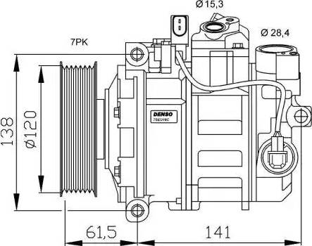 NRF 32777G - Kompressori, ilmastointilaite inparts.fi