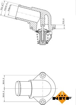 NRF 725037 - Termostaatti, jäähdytysneste inparts.fi