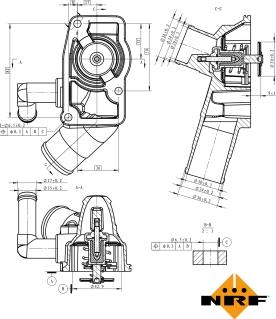 NRF 725157 - Termostaatti, jäähdytysneste inparts.fi