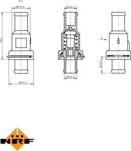 NRF 725166 - Termostaatti, jäähdytysneste inparts.fi