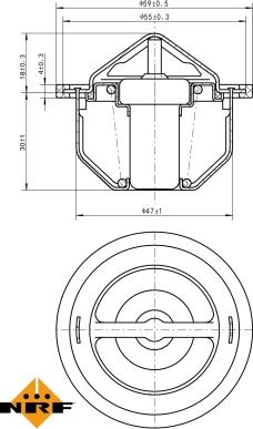 NRF 725168 - Termostaatti, jäähdytysneste inparts.fi