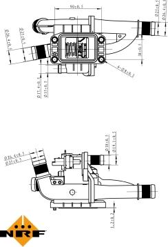 NRF 725163 - Termostaatti, jäähdytysneste inparts.fi