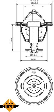 NRF 725174 - Termostaatti, jäähdytysneste inparts.fi