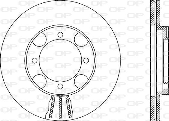 Kavo Parts BR-3203-C - Jarrulevy inparts.fi