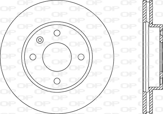 Opel 095526469 - Jarrulevy inparts.fi